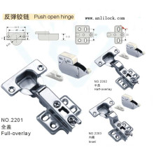 Push Open Charnière, charnière de porte, charnière de porte de bureau (AL-2201, 2202, 2203)